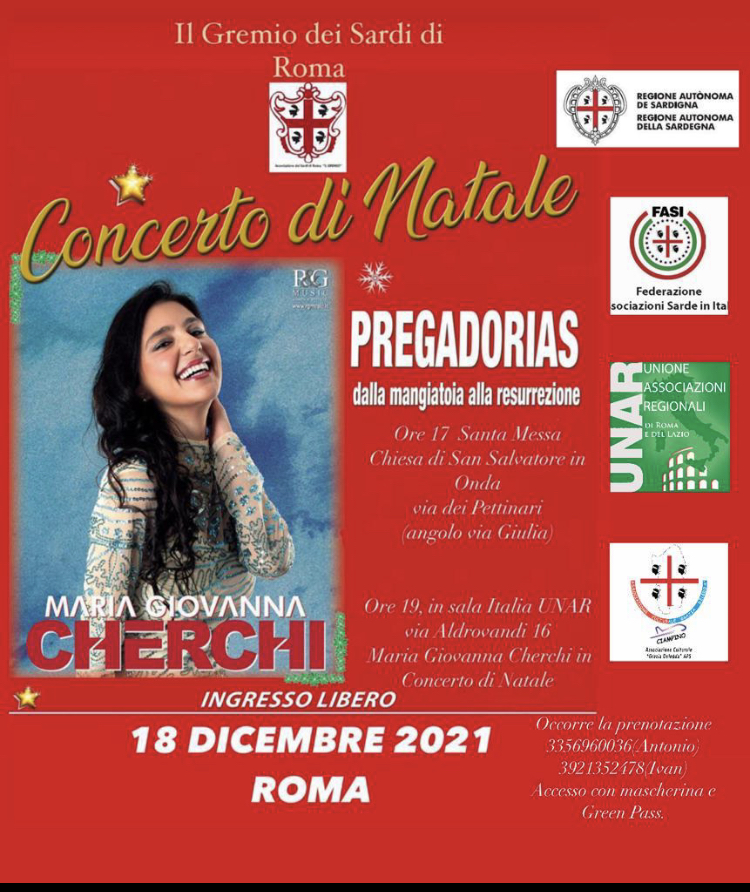 15 Natale dei Sardi Concerto di MG Cherchi 