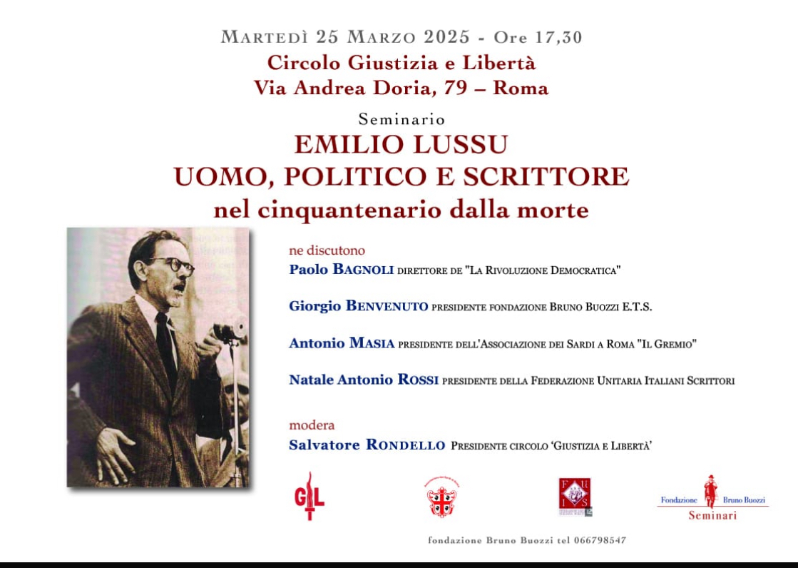 25 3 2025 Loc. Ricordo di Emilio Lssu 50esimo
