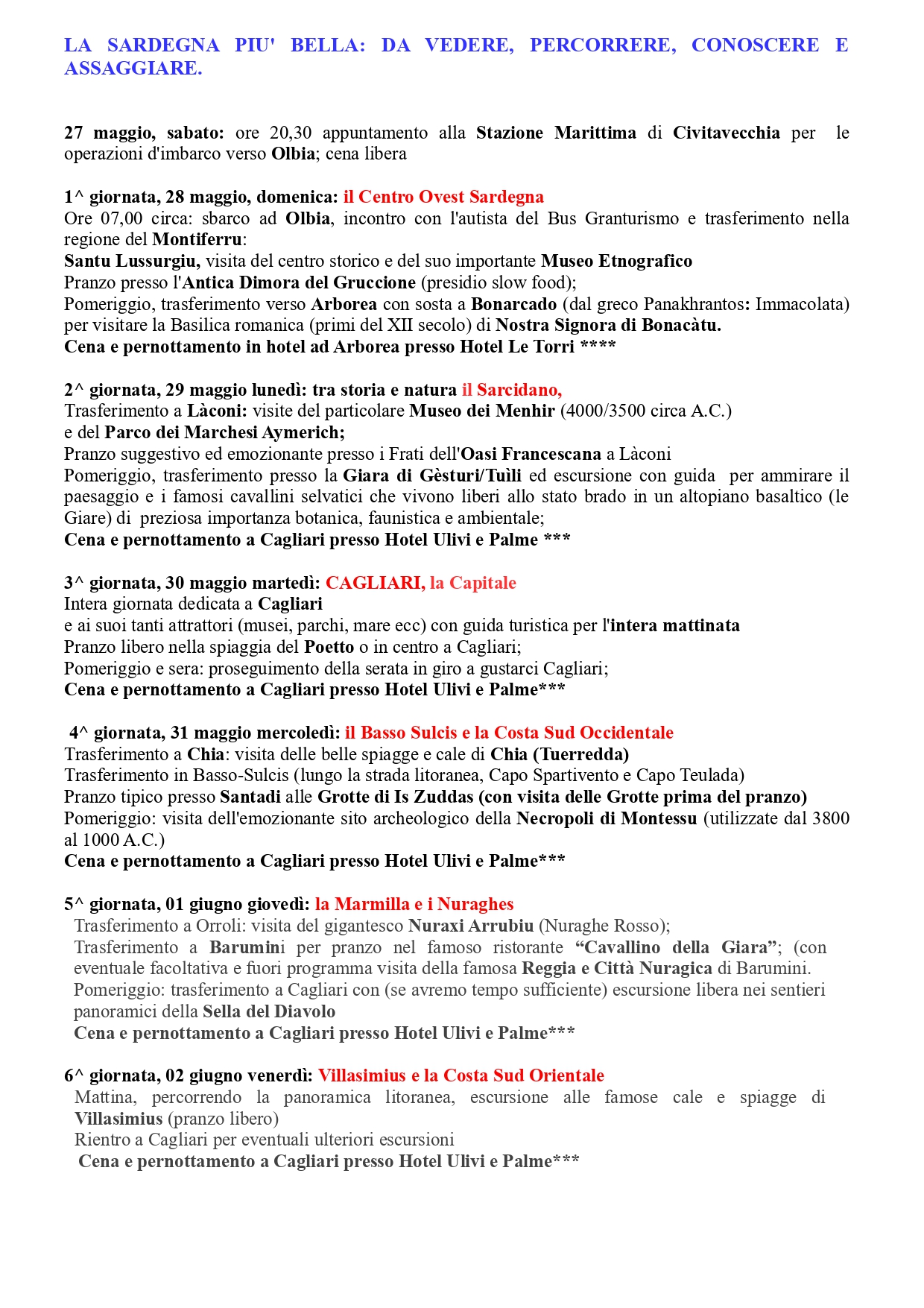 INVITO E PROGRAMMA VIAGGIO in Sardegna 2023 page 0002